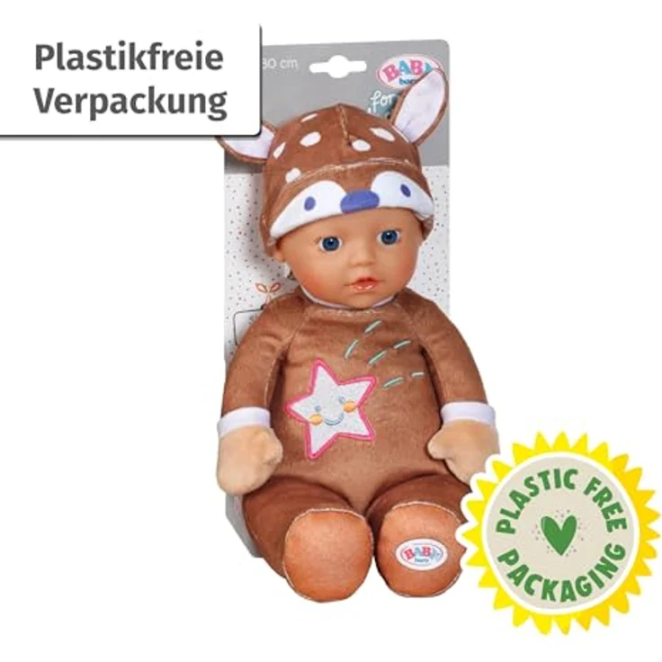 Baby Born Sleepy Reh Babypuppe, 30 cm, mit Rassel im Inneren, waschbar bei 30°C – Bild 7