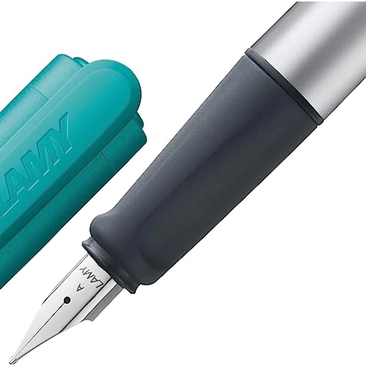 LAMY nexx leichter, stabiler Füllhalter aus Aluminium mit rutschfestem Griffstück und Edelstahlfeder - ideal für Schreibanfänger, die Schule oder Uni – Bild 3
