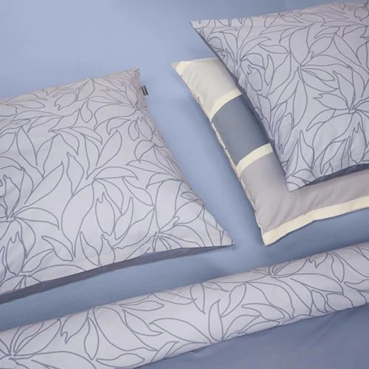 Schiesser Bettwäscheset Brody | Feinbiber | 100% Baumwolle aus nachhaltiger Produktion | Lavendel – Bild 3