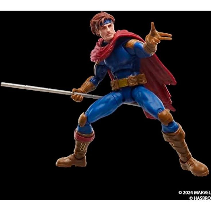 Marvel Legends Series Gambit Action-Figur, 15 cm mit 3 Accessoires und Beweglichkeit für Sammler, Age of Apocalypse Edition – Bild 5
