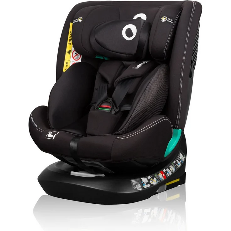 lionelo Autokindersitz BASTIAAN ONE i-SIZE, 4 in 1 mit 360 Grad Drehung, ab Geburt bis 12 Jahren, 0-36kg, (Set) – Bild 1