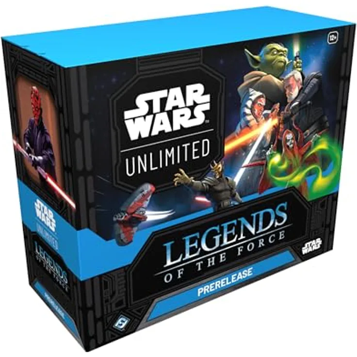 Asmodee FFG - Star Wars: Unlimited Trading Card Game - Legends of The Force - Pre Release Box mit 6 Booster Packs, exklusive Promo-Karten, für 2+ Spieler, Englisch, Alter 12+