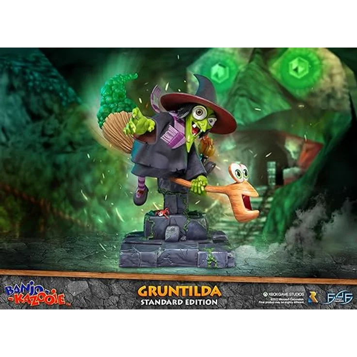 First 4 Figures Banjo-Kazooie statuette Gruntilda 40 cm, detailreiche Statue aus hochwertigem Polystone – Bild 2