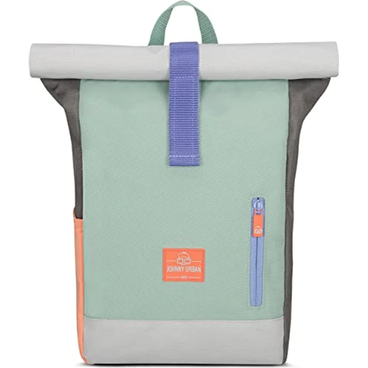 Johnny Urban Rucksack Kinder Jungen & Mädchen Mint - Junior Aaron - Kinderrucksack mit Brustgurt - Aus recyceltem Material - Ab 3 Jahre - 8L - Wasserabweisend – Bild 1