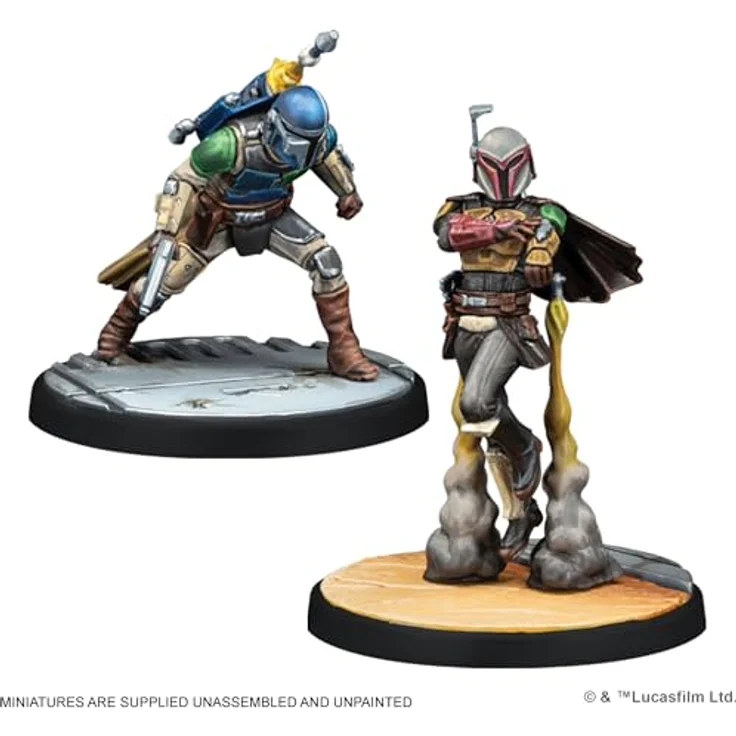 Atomic Mass Games AMGD1042 - Star Wars: Shatterpoint - This Is The Way Squad Pack, Skirmish-Miniaturenspiel mit 3 Mandalorianern, Polnisch, für 2 Spieler ab 14 Jahren – Bild 4