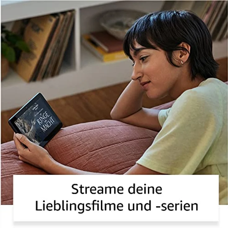 Fire 7-Tablet, 7-Zoll-Display, 16 GB, neuestes Modell (2022), schwarz Mit Werbung – Bild 2