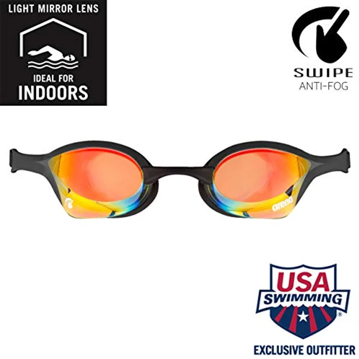 ARENA Damen Cobra Ultra Swipe Mr (Yell Schwimmbrille, Yellow Copper-Black, Einheitsgröße – Bild 2