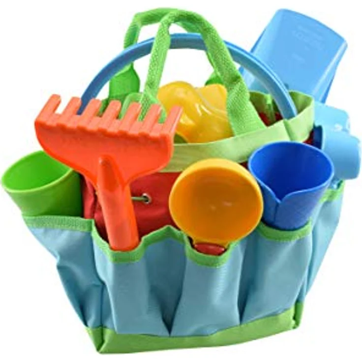 GOWI - 538-80 - Sand Set - Strand in Strofftasche Sandkästen und Sandspielzeug – Bild 3