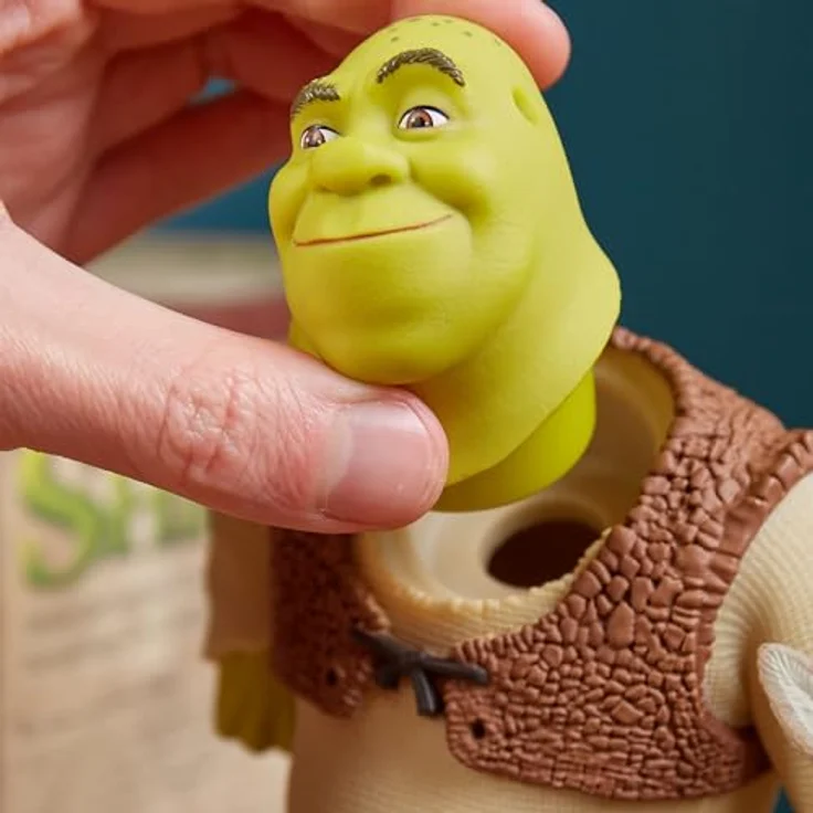 CC Countdown Characters von Numskull 2023 Shrek Sammlerfigur - Offizielle Shrek-Merchandise - Zusammenbaubare Adventskalenderstatue – Bild 3