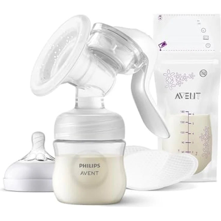 Philips AVENT Handmilchpumpe SCF430/20, Standardset mit Natural Motion-Technologie – Bild 2