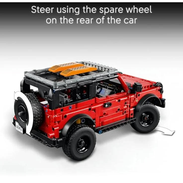 LEGO Technic 42213 Ford Bronco Offroader, detailreicher Bausatz mit 943 Teilen, redem Lack und authentischen Funktionen – Bild 8
