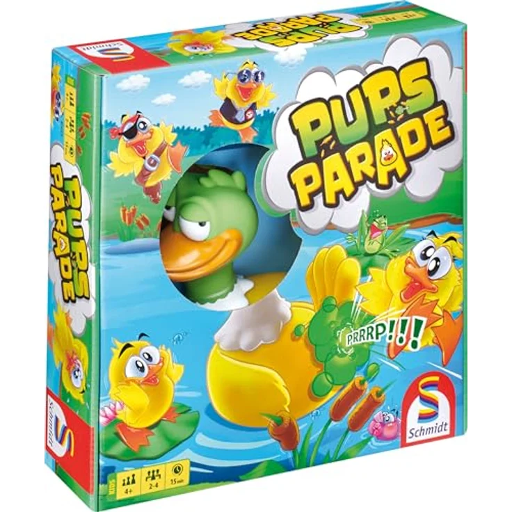 Schmidt Spiele 40665 Pupsparade, Actionspiel ab 4 Jahren, witziges Aktionsspiel mit Pups-Faktor – Bild 4