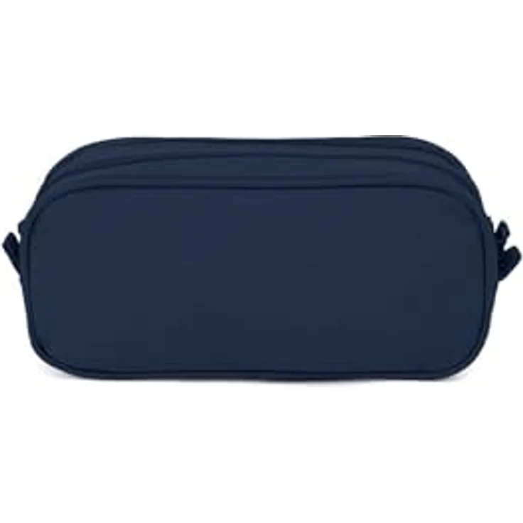 JANSPORT Large Accessory Pouch, große Zubehörtasche mit zwei Fächern, Navy (Blau), aus recycelten Materialien – Bild 3