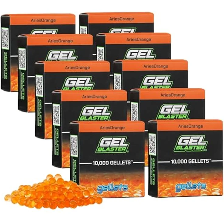 GELBLASTER Gellets Blau, 10.000 Stück wasserbasierte Farbperlen für Blaster – Bild 2