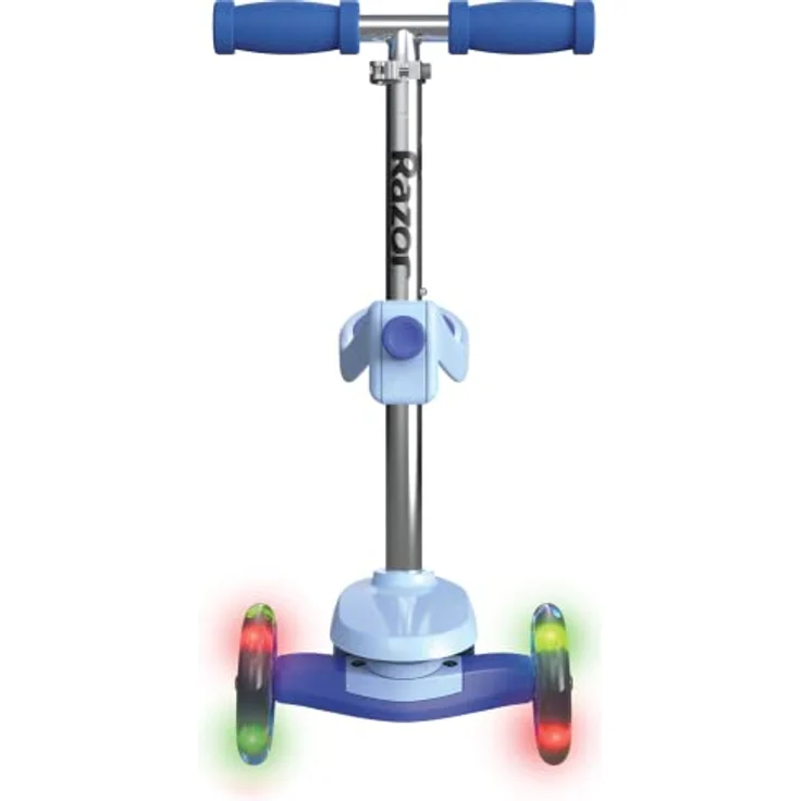 Razor Rollie, 3-Rad-Roller für jüngere Kinder, Sitz- und Stehfahroptionen, leuchtende Räder, blau – Bild 2