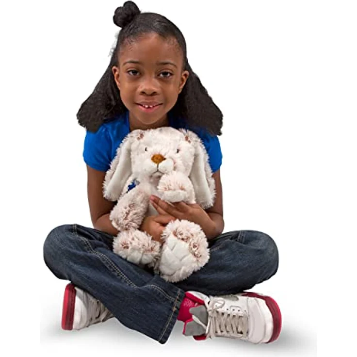 Melissa & Doug Hasen-Plüschtier Teddy | Großer Teddybär Stofftiere für Mädchen | Kuscheltier Hase Teddy | Stofftiere für Mädchen | Hasen-Plüschtiere für Mädchen & Jungen ab 3 Jahren. Ostergeschenke – Bild 3