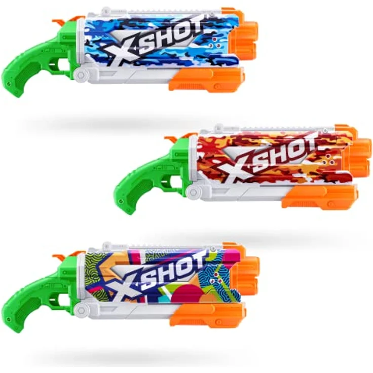 ZURU XShot Skins Wasserpistole, Pump Action mit Fast Fill Technologie, 1 Stück – Bild 5