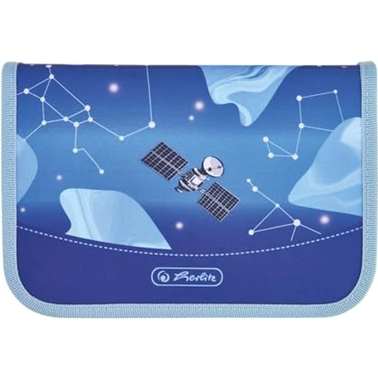 Herlitz Schulranzen Set Loop Plus Cosmic Explorer, 10-teiliges Set für Jungen, blau, ergonomisch und wasserabweisend, geeignet für Grundschule Klasse 1-4 – Bild 5