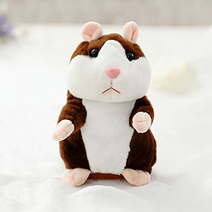 RETOO Sprechende Hamster Wiederholt Talking Plüschtier Elektronische, Lustige Kinder Stofftiere,Record Spielzeug Interaktives für Baby Kinder Kids, Early Learning, Geburtstagsgeschenk – Bild 7