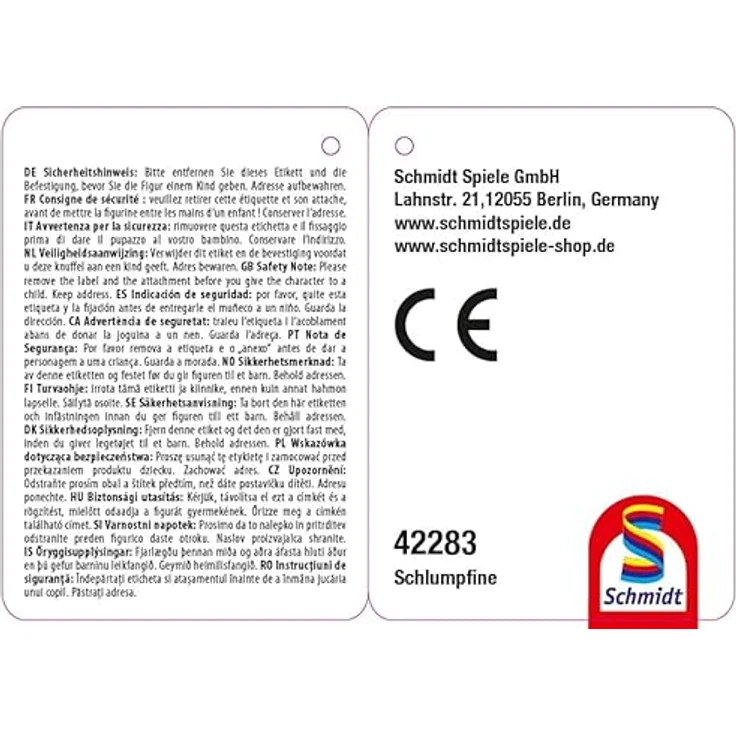 Schmidt Spiele Plüschfigur Die Schlümpfe, Schlumpfine 27 cm – Bild 6