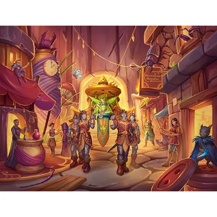 Cephalofair Games Gloomhaven: Buttons & Bugs, Solo-Spiel mit origineller Kampagnengeschichte, ab 14 Jahren, 1 Spieler