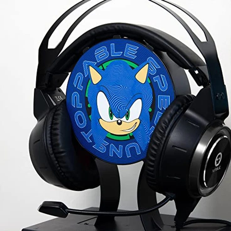 Numskull Gaming Locker SEGA - Sonic, Gamingzubehör mit Platz für 10 Spiele und Kopfhörerhalter – Bild 7