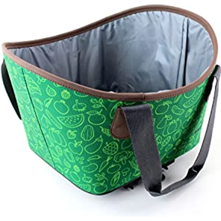 Racktime Unisex – Erwachsene Agnetha Fahrradkorb, Grün, 1size – Bild 2
