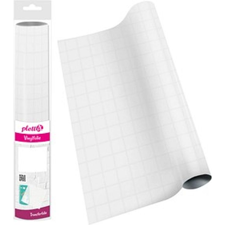 plottiX Transferfolie für Vinylfolien, 31,5 cm x 1,0 m, 1 Rolle für sicheres und einfaches Übertragen von Designs