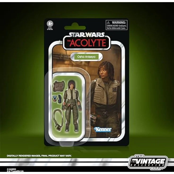 Star Wars The Vintage Collection OSHA Aniseya, Action-Figur The Acolyte mit beweglichen Gelenken und Zubehör, 9,5 cm – Bild 2