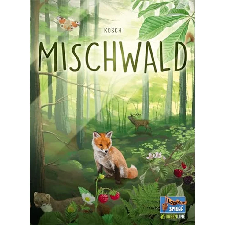 Lookout Mischwald Familienspiel Kartenspiel 2-5 Spieler Ab 10+ Jahren 60 Minuten Deutsch Mehrfarbig Bunt – Bild 2