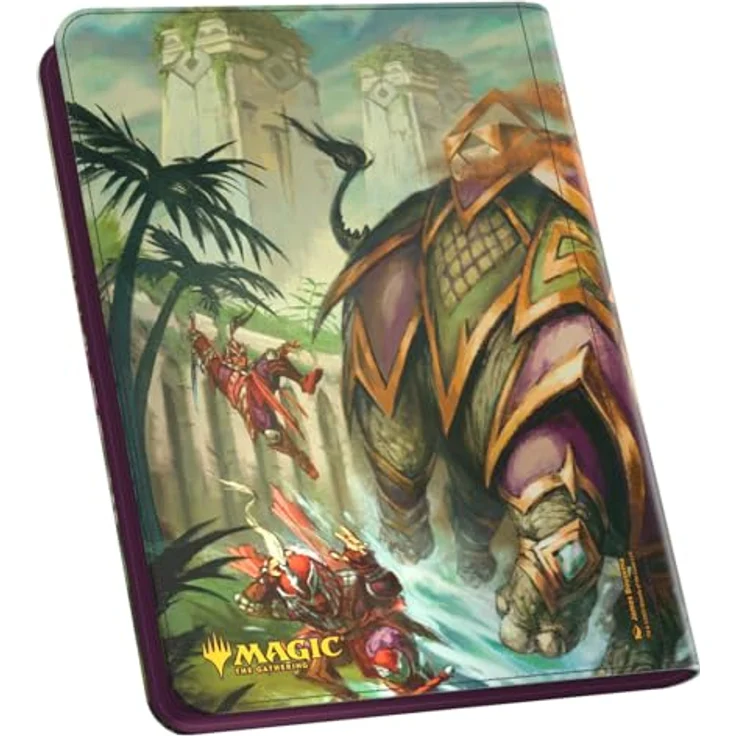 Ultimate Guard Zipfolio 360 Xenoskin, Sammelmappe für Magic: The Gathering "Tarkir: Dragonstorm" - Skirmish Rhino, säure- und PVC-freie Taschen, robustes Xenoskin-Material mit Reißverschluss, seitliches Laden für Doppelhüllen – Bild 2