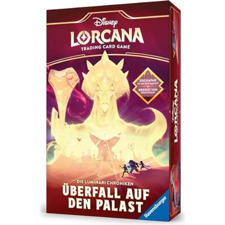 Ravensburger Disney Lorcana Trading Card Game: Domäne von Dschafar - Die Luminari Chroniken - Überfall auf den Palast, Sammelkarten für bis zu 4 Spieler, Deutsch