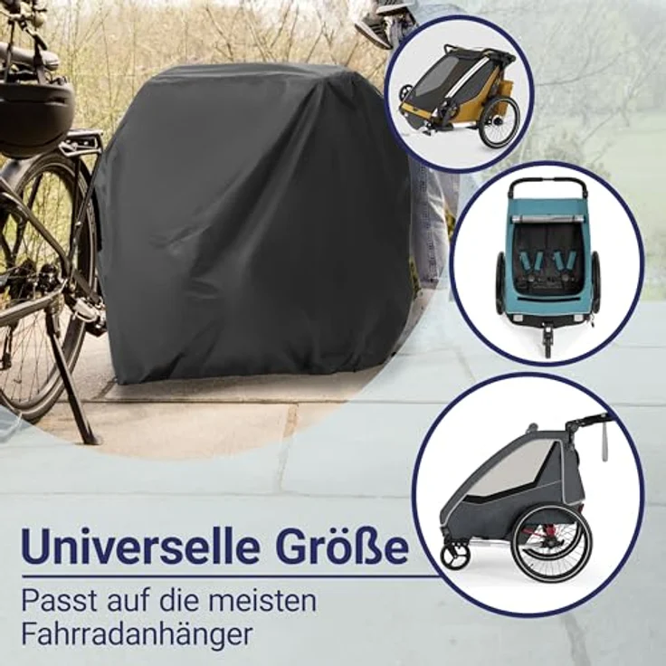 Zamboo Faltgarage für Fahrradanhänger, Wetter- und Schmutzschutz mit integriertem Diebstahlschutz – Bild 8