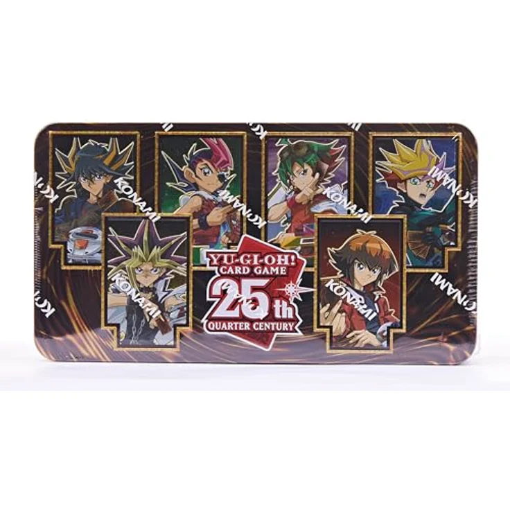 KONAMI Yu-Gi-Oh! TRADING CARD GAME Tin of Dueling Heroes 25th Anniversary – Deutsche Ausgabe, 1. Auflage, mit doppelten Prismatic Secret Rares und Quarter Century Secret Rare – Bild 4