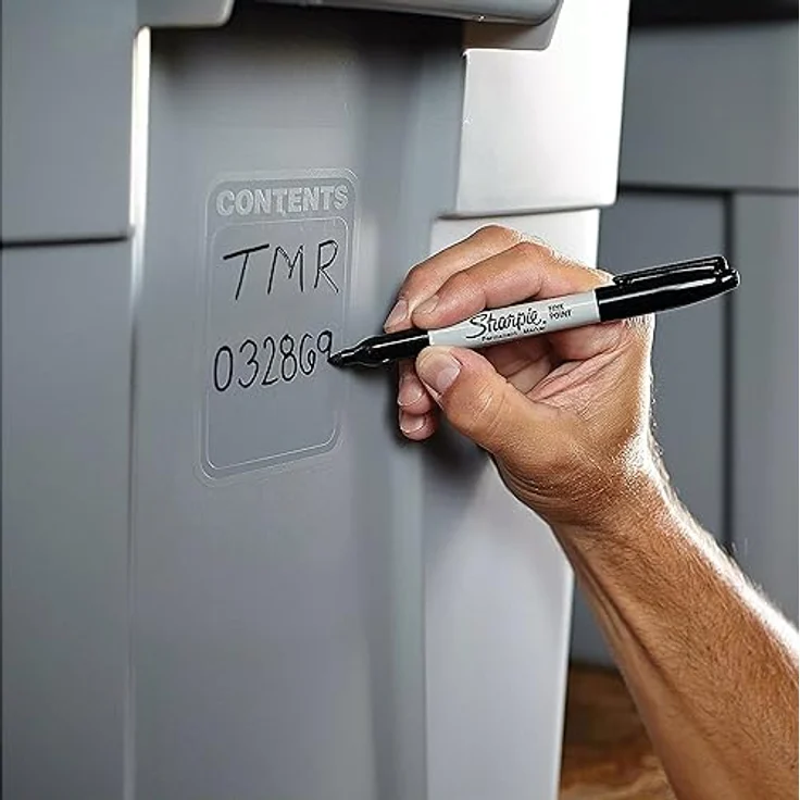 Sharpie, Marker, Fein Rundspitze (Grau, Schwarz, 1, 0.90 mm) – Bild 9