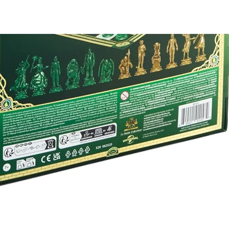 The Noble Collection Wicked: Teil 2 Schachspiel Shiz vs. Emerald City, 32 Kunststofffiguren zwischen 5 und 11 cm, Spielbrett 45 x 45 cm – Bild 5