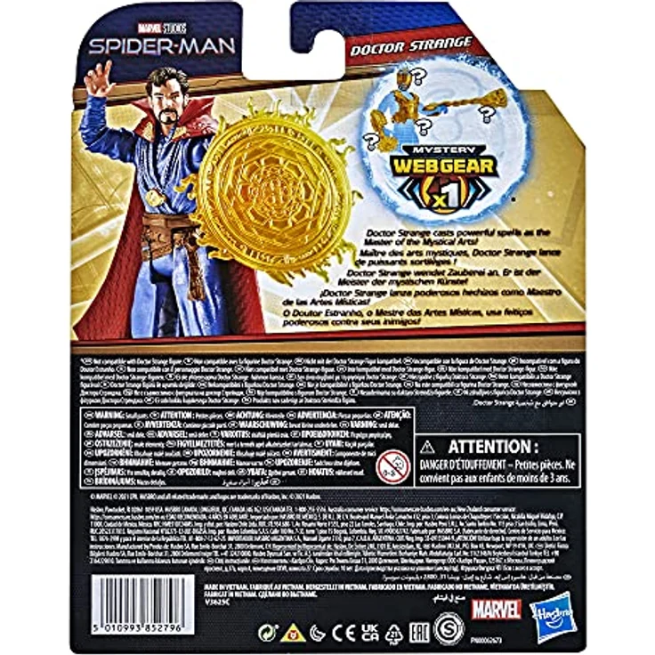 Spider-Man Marvel Mystery Web Gear Doctor Strange, 15 cm Sammelfigur mit 1 Armor Zubehör und 1 Charakter-Zubehör, mehrfarbig, ab 4 Jahren – Bild 4