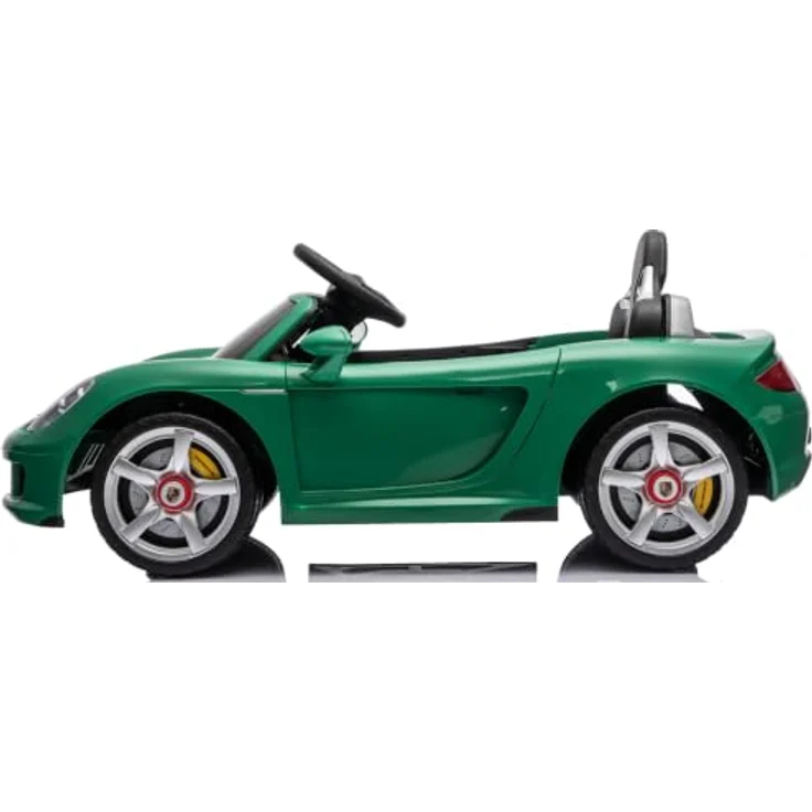 Sun Baby Porsche Carrera GT Kinderauto, Elektrofahrzeug mit 12V Akku, MP3-Funktion, Fernbedienung, grün – Bild 6