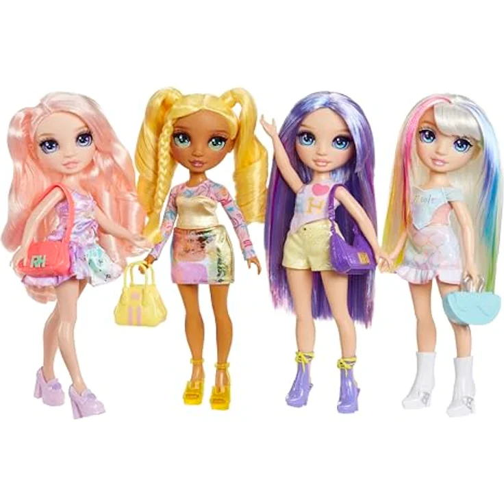 Rainbow High Anziehpuppe My Fashion Style Fashion Dolls - Bella, Street Look mit modernem Outfit und Handtasche – Bild 8