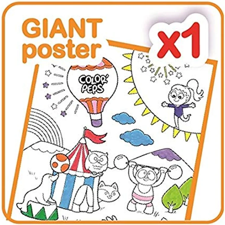 MAPED Filzstift Color'Peps, Mal-Set für Kinder, 22-teilig, ultra-auswaschbar – Bild 6