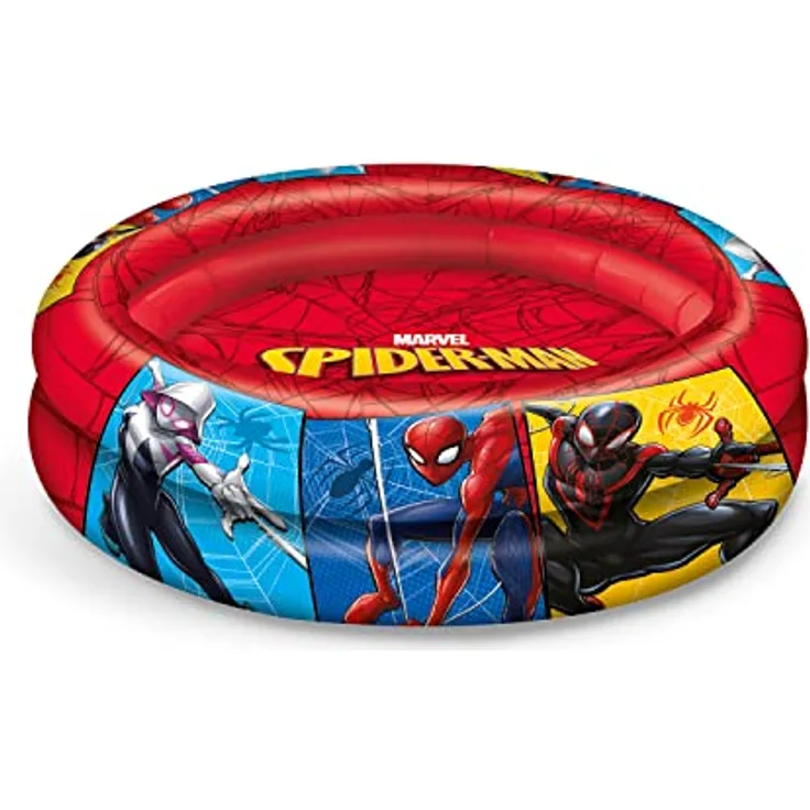 Mondo Toys - SPIDERMAN | 2 Rings Pool - aufblasbares Baby-Pool - 2 Ringe - Durchmesser 100 cm - +10 Monate - 16931