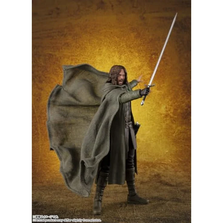 Bandai S.H. Figuarts Actionfigur Aragorn, 16 cm, beweglich, mit Zubehör – Bild 5
