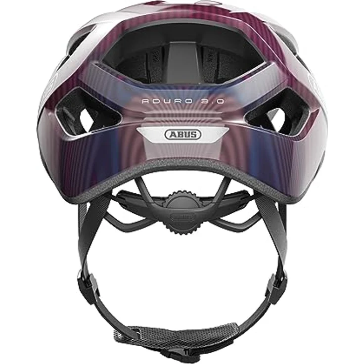 ABUS Fahrradhelm Aduro 3.0 - sportiver City-Helm für Damen und Herren, Violett, Größe L – Bild 3