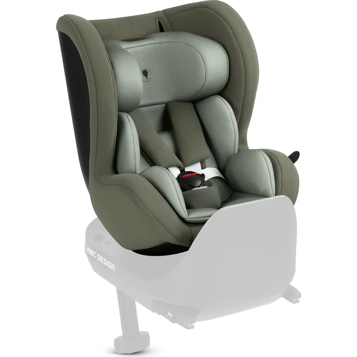 ABC Design Reboarder-Kindersitz Lily i-Size ab Geburt - 4 Jahre (45 cm - 105 cm) inkl. Sitzverkleinerer - Sage, sicher und komfortabel für die ersten vier Jahre