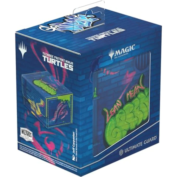 Ultimate Guard Sidewinder 133+ Xenoskin Deckbox für Magic: The Gathering, Teenage Mutant Ninja Turtles Design, blau, für 133 Karten – Bild 9