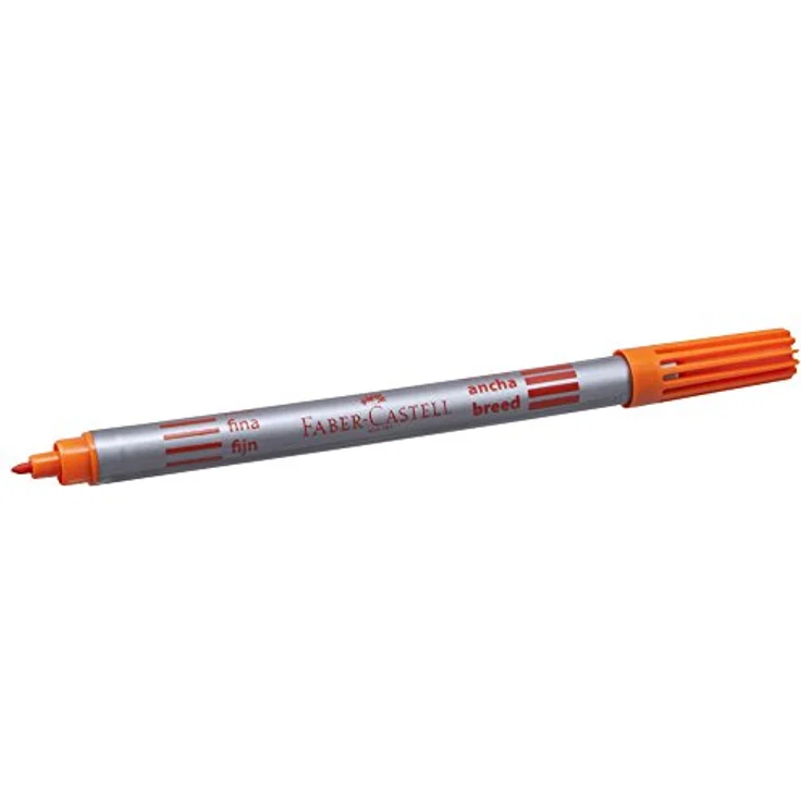 Faber-Castell Filzstift 10 Filzstifte Doppelender fein & breit farbsortiert, Malerlebnis in verschiedenen Farben – Bild 6