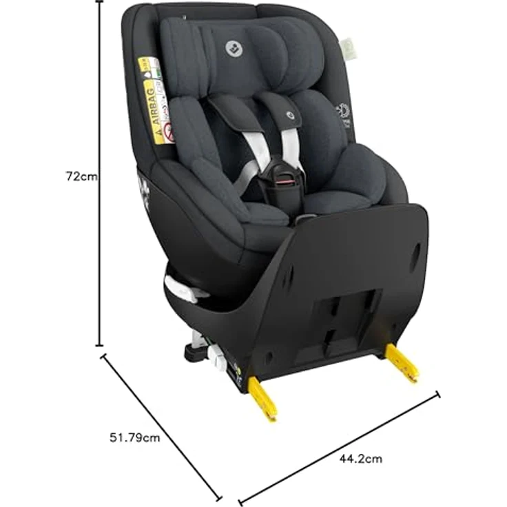 Maxi-Cosi Mica Pro Eco, Kindersitz (Reboarder, ECE R129/i-Size, 360° drehbar, für Kinder von 40 bis 105 cm, umweltfreundlich, verbesserter Seitenaufprallschutz) – Bild 7