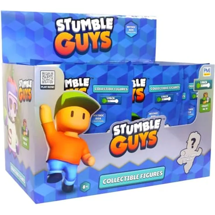 Stumble Guys - Blind Foilbag Wave 3, Sammelfigur mit 18 einzigartigen Charakteren, Überraschungselement