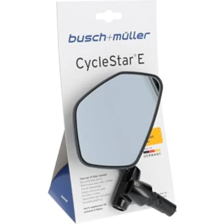 Fahrradspiegel B&M Cycle Star E kurz Innenlenkerbef. 14,5-15,5mm abklappbar – Bild 2