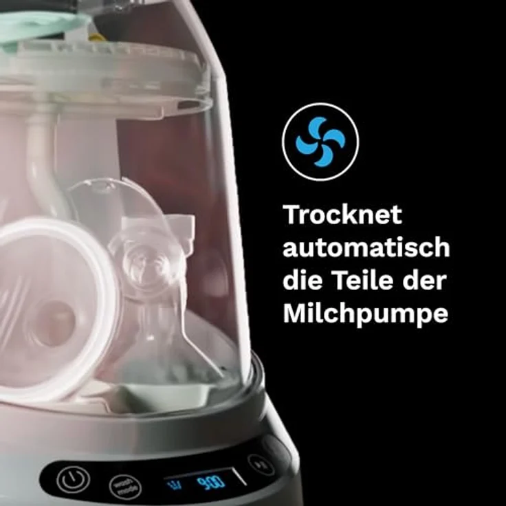 Baby Brezza Bottle Washer Pro, Ersatzregal für Milchpumpen mit Ober-/Unterkorb-System, kompatibel mit Wearables, Ventilen, Membranen & Flaschen – Bild 5